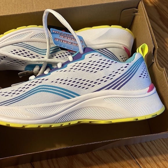 Skechers elite sport pro Radiant Squad Multi color, white and neon New - Picture 4 of 6